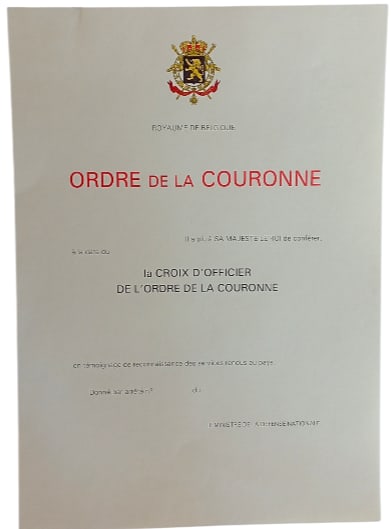 ORDER OF THE CROWN (1 of 1)