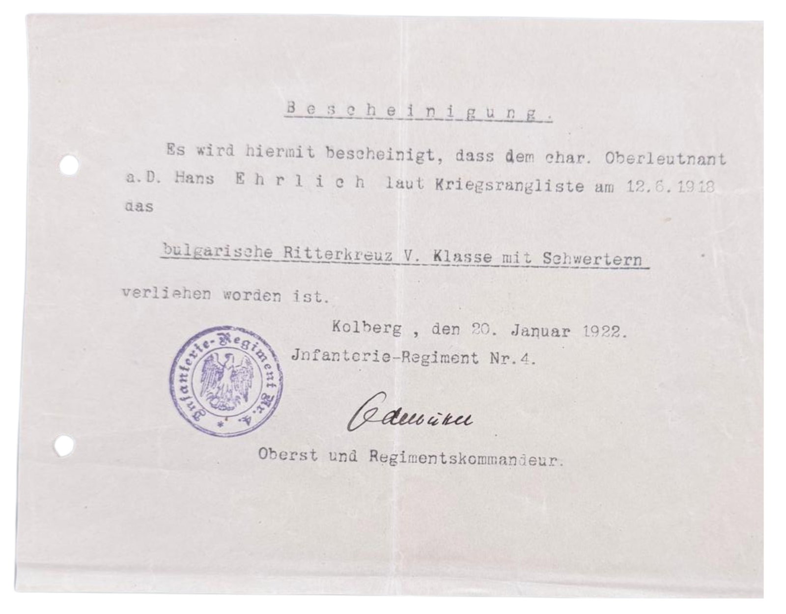 Order of Military Merit (1 of 1)