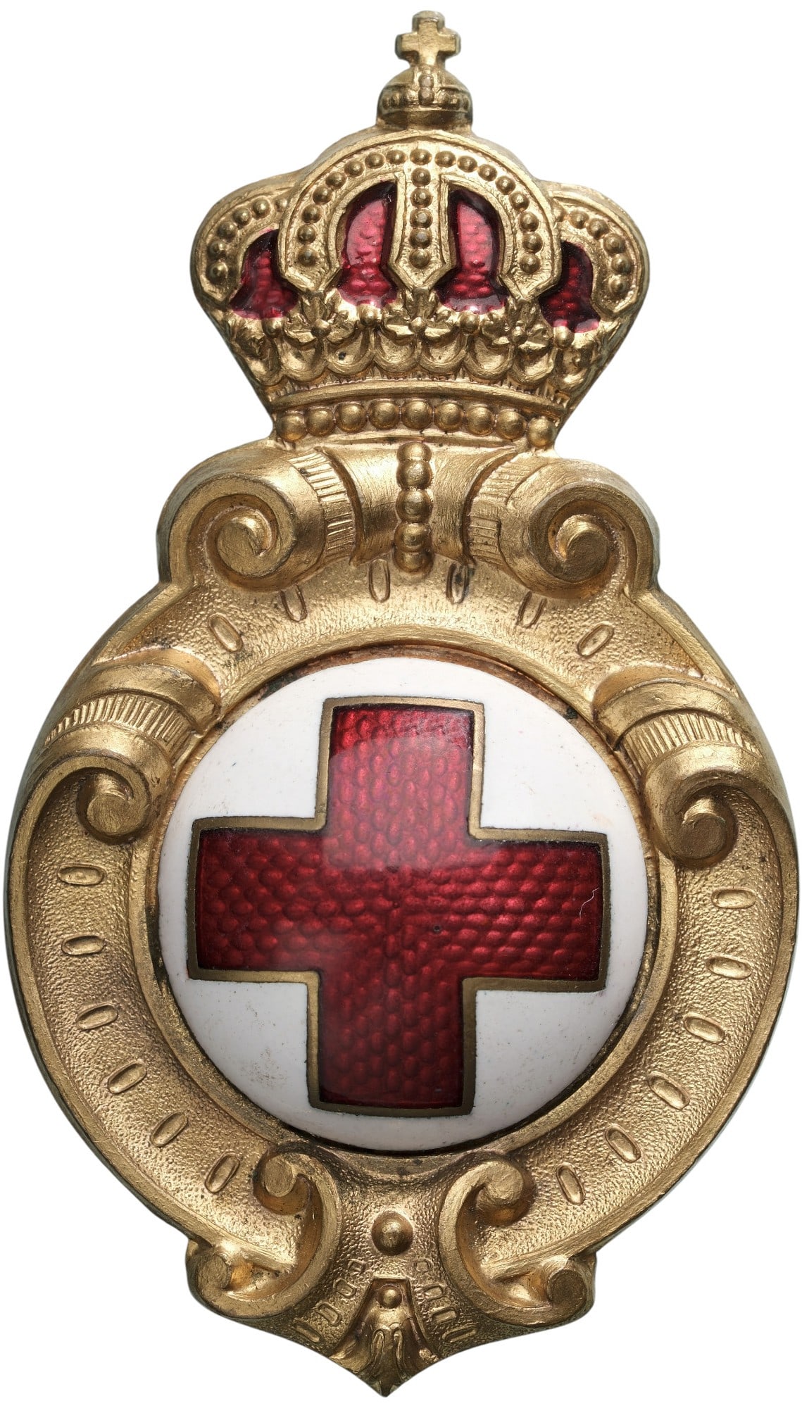 Royal Large Badge of Merit of the Bulgarian Red Cross, Tsar Ferdinand, 2nd Emission (1 of 1)