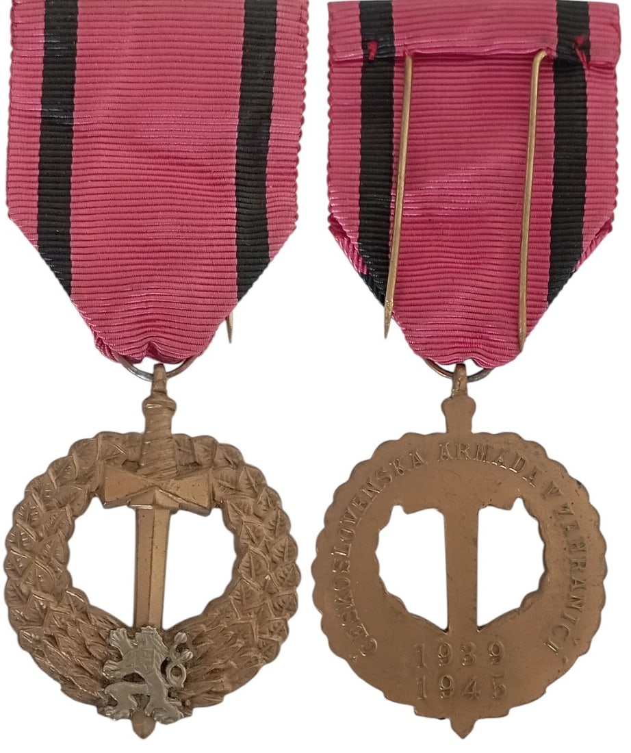 Czechoslovak Army Abroad Medal 1939-1945 (1 of 1)