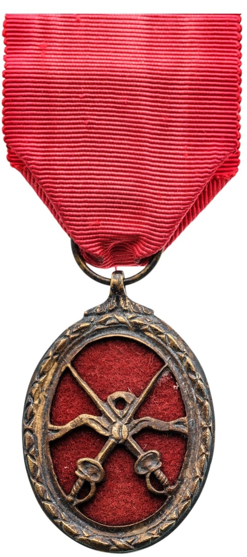 Two Swords Medallion (Veterance Medal), institued in 1771 (1 of 1)