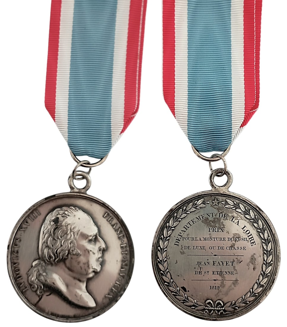 King Louis XIII - Prize for Luxury or Hunting Rifle, Loire Department, 1819 (1 of 1)