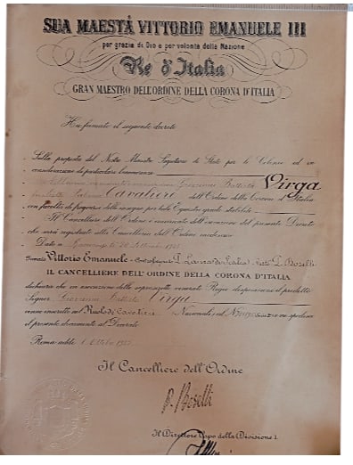 ORDER OF THE CROWN OF ITALY (1 of 1)