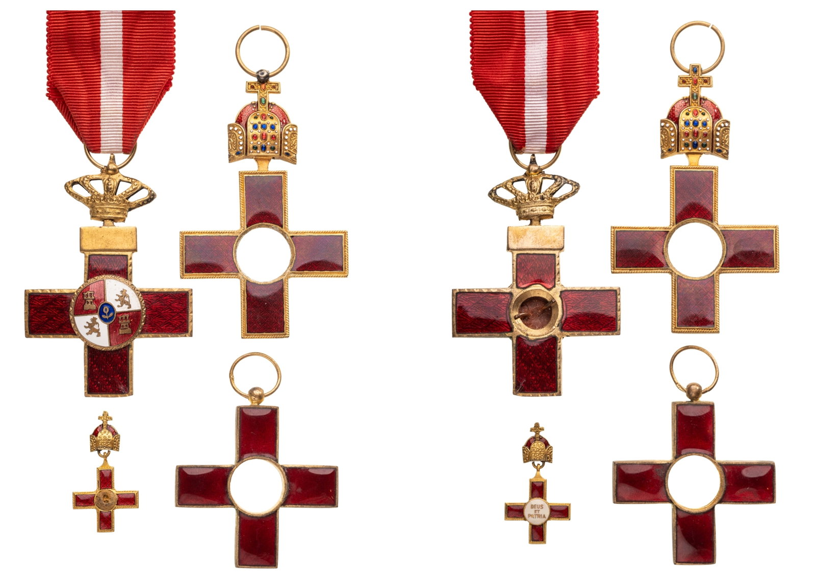 Lot of 4. Italy - Order of St. George of Carinthia; Spain - Order of Military Merit MERIT OF THE (1 of 1)