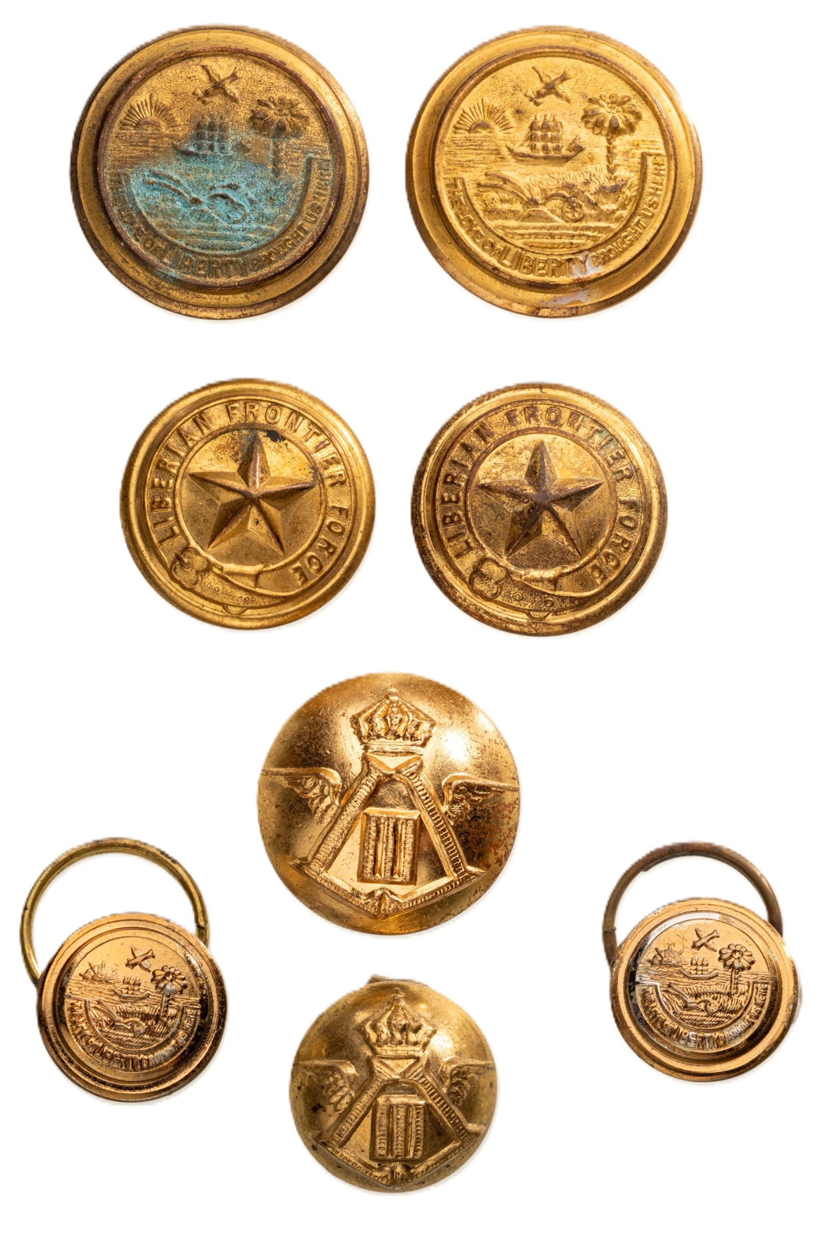 8 Uniform Buttons (1 of 1)