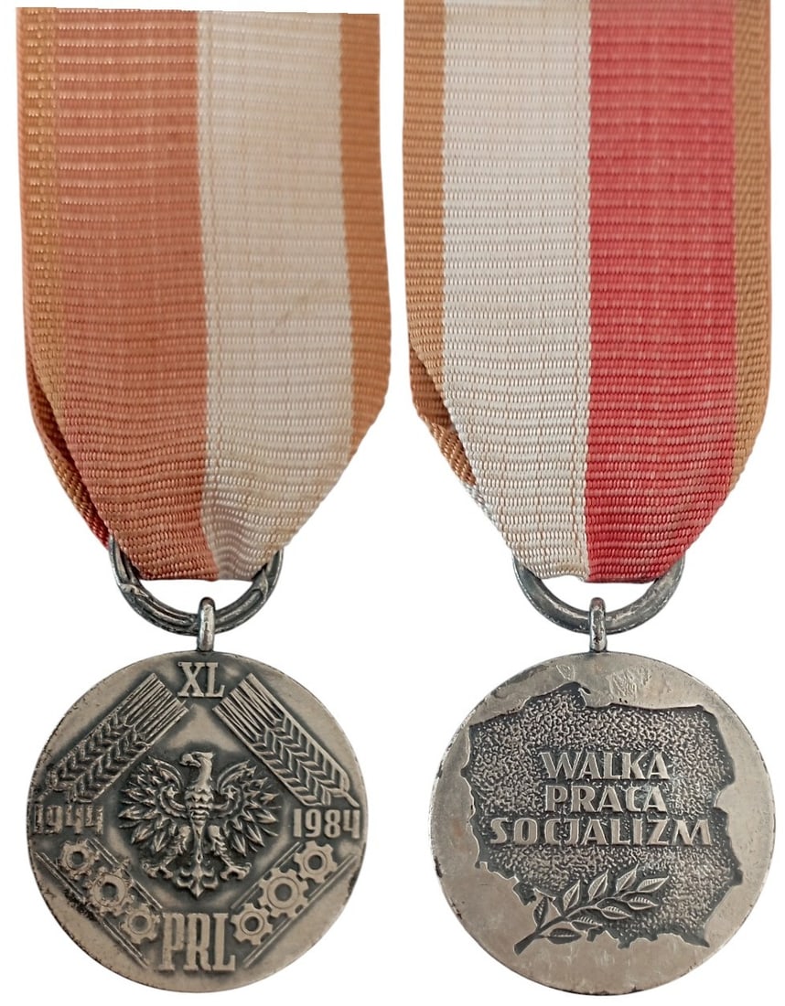 Medal for the 40th Year of the People's Republic 1944-1984 (1 of 1)