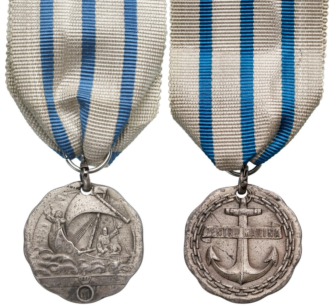 MARITIME VIRTUE (1938), 2nd MODEL King Mihai I, 2nd CLASS for NON SAILING TROOPS (nenaviganti) (1 of 1)