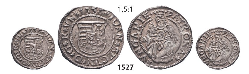 Denar 1556 NP, Neustadt (Baia Mare), Silver, 0,52 g: Denar 1556 NP, Neustadt (Baia Mare), Silver, 0,52 g. Resch 14 UNC