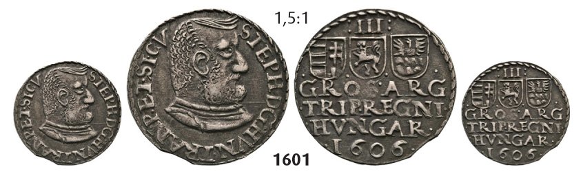 3 Groschen 1606 NB, Neustadt (Baia Mare), Silver, 2,54: 3 Groschen 1606 NB, Neustadt (Baia Mare), Silver, 2,54 g. Resch 74 XF