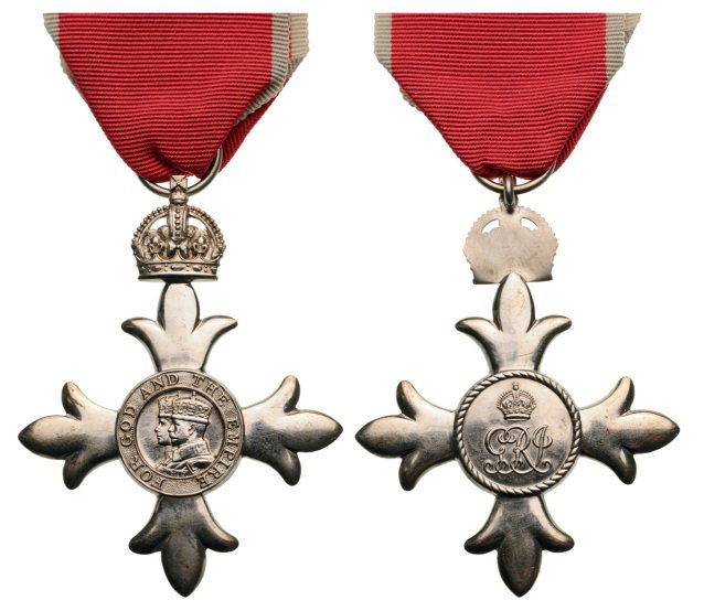 THE MOST EXCELLENT ORDER OF THE BRITISH EMPIRE (M.B.E.) (1 of 1)