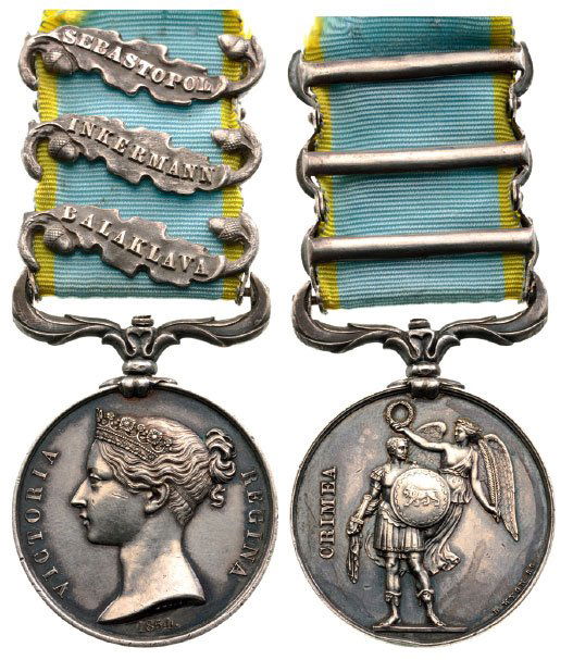 Crimea Medal, instituted in 1854 (1 of 1)