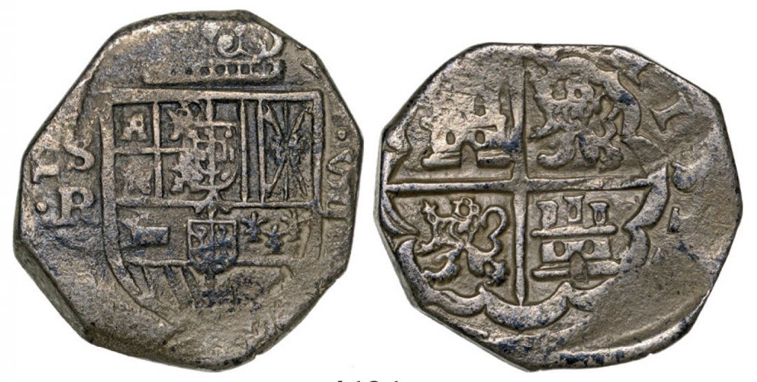 8 Reales, illegible date, Sevilla, Silver (21.6 g) (1 of 1)