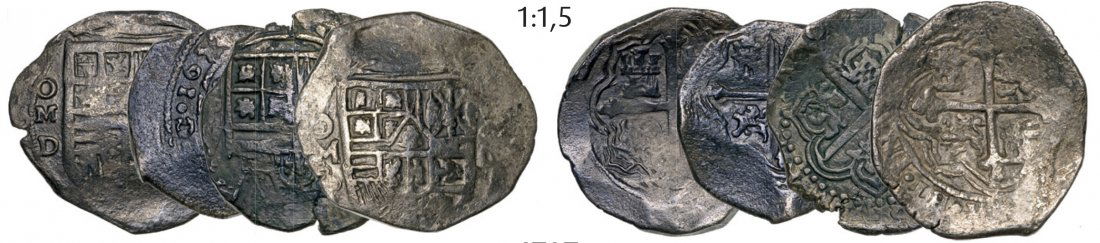 Lot of four Silver coins. (1 of 1)