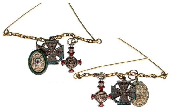 Medal Chain with 3 Miniature Decorations (1 of 1)