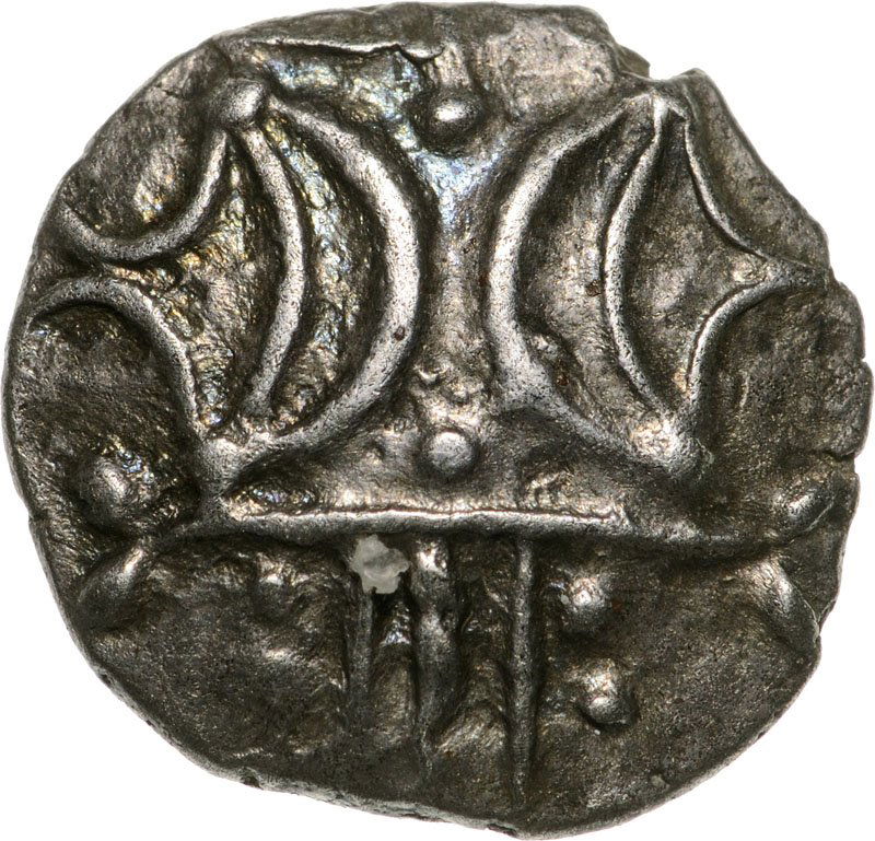 Iceni, AR Quinar (12 mm, 1.21 g), 45-50 AD (1 of 2)