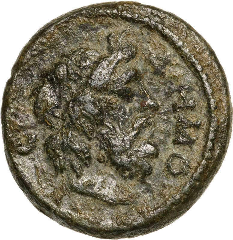 Aizanis, AE16 (4.31 g), Pseudo-autonomous Coinage,: Bust of Demos right / Hygeia standing facing. BMC 18. VF Country:ancient Greece – Phrygia