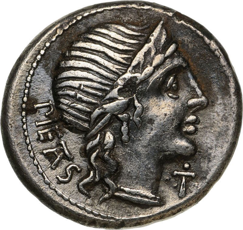 AR Denarius (18 mm, 3.96 g), Rome Mint, Marcus (1 of 2)