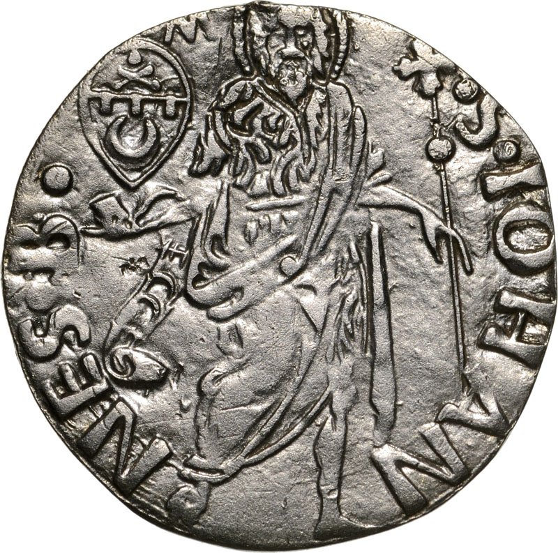 Florence, AR-Grosso (23 mm, 1.99 g), 1478/II: Iohannes Baptista / fleur-de-lis. Biaggi 801. XF, edge knock Country:ITALY