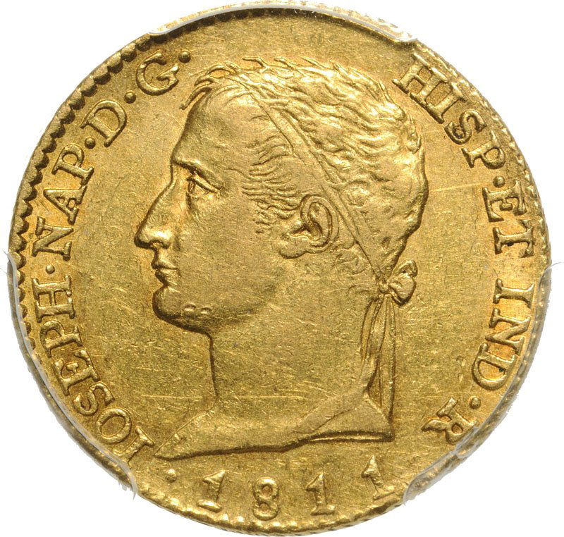 Jose Napoleon (1808-1813), 80 Reales 1811 M, Gold (6.7 (1 of 2)