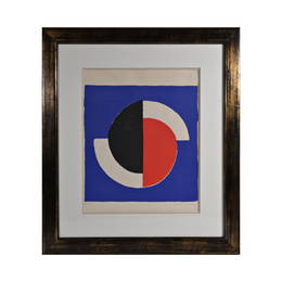 Sonia Delaunay (1885 - 1979) "Abstract composition", Lithograph, 6/100, signed Sonia Delaunay.