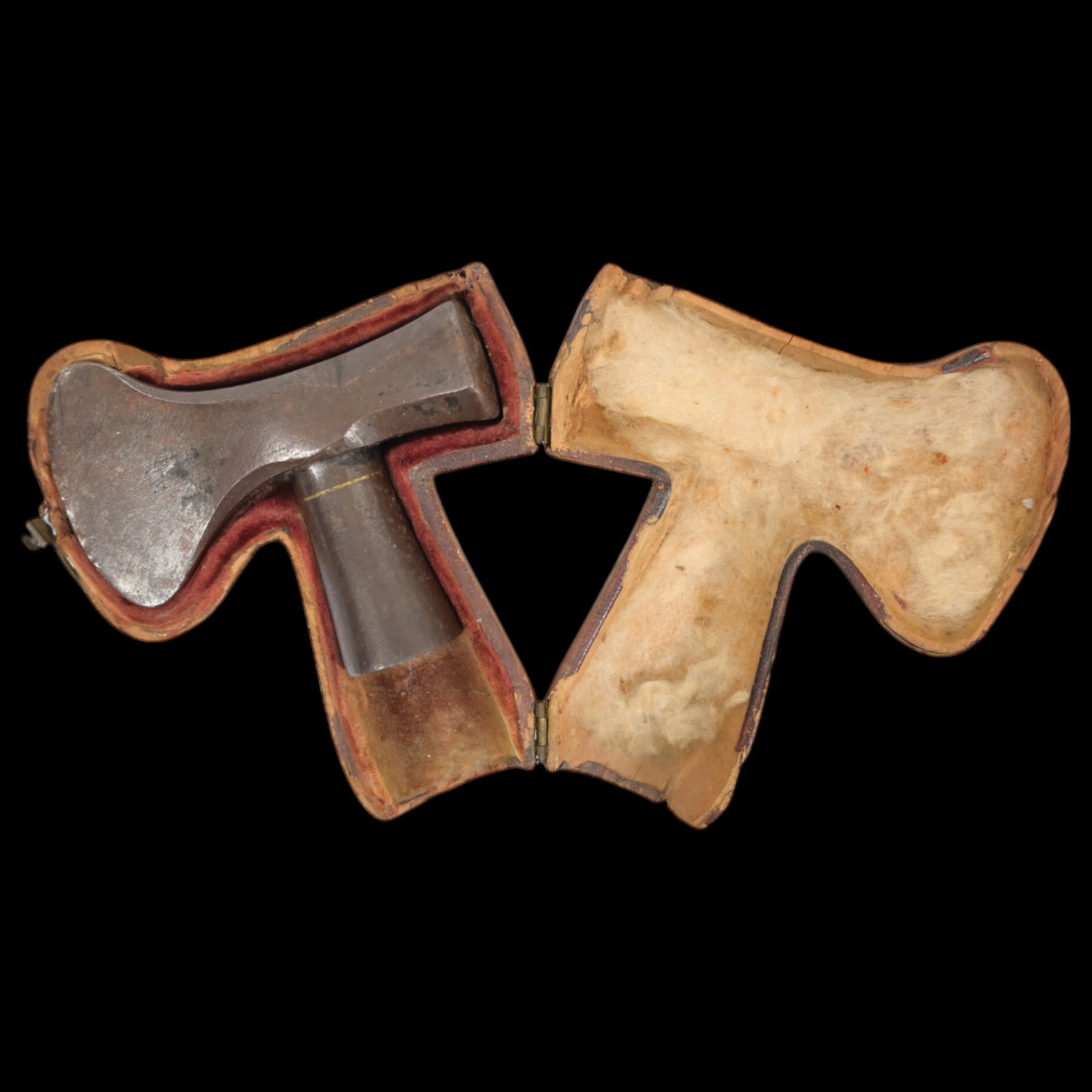 Traditional Hungarian hatchet "Valashka", 19th century.: Traditional Hungarian hatchet "Valashka", 19th century. Used as a sign of a man's status. In the original leather case