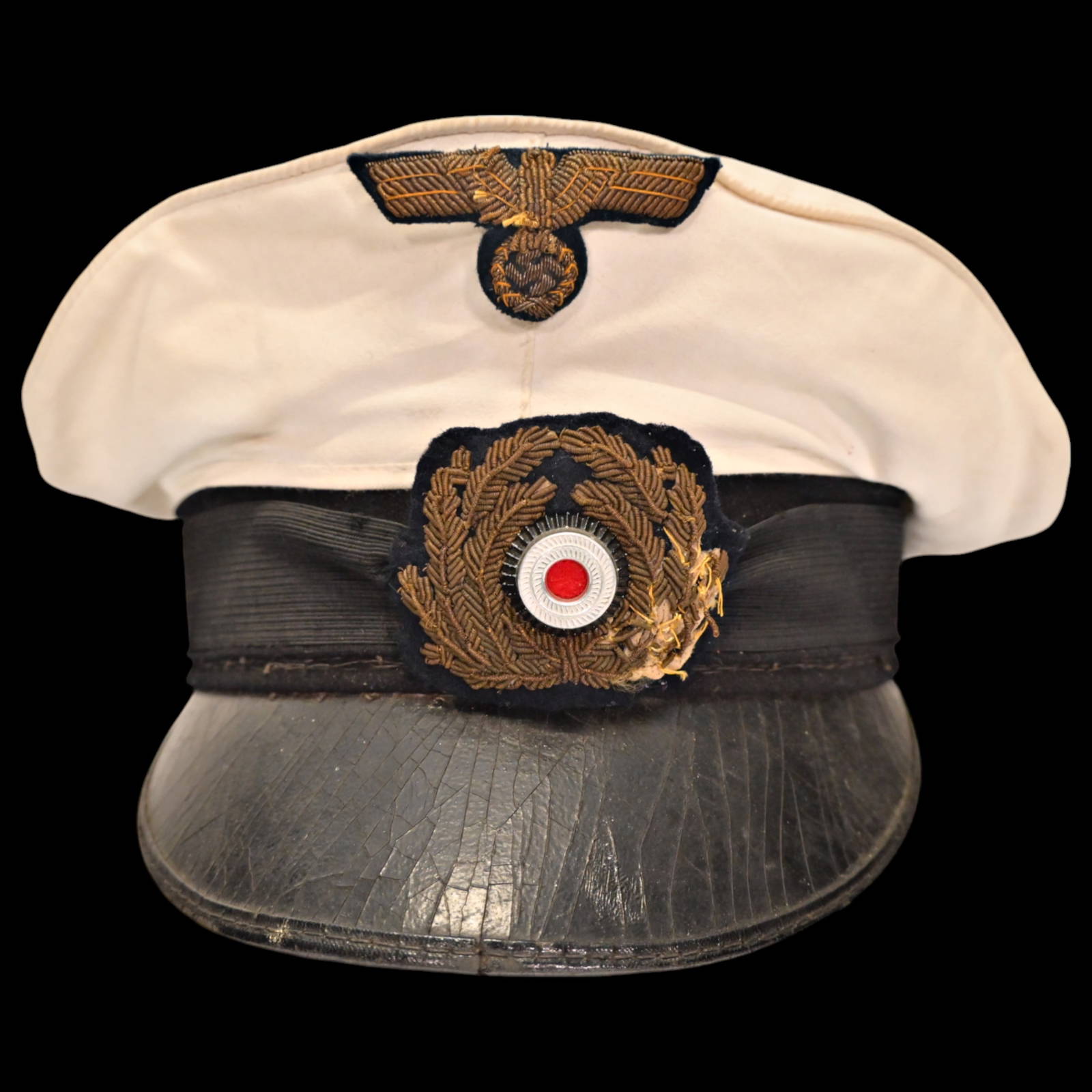 WwiiGerman Nco Of The Kriegsmarine Visor Cap Jul 06 2025 WwiiGerman Nco Of The Kriegsmarine Visor Cap Jul 06 2025