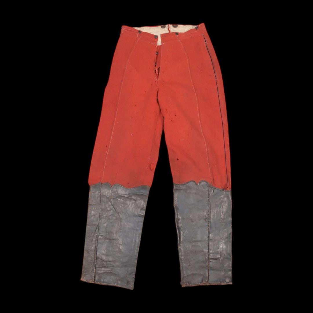 The Rare "Charivari" Trousers of Napoleon III's Imperial Guard, second Empire.: The Rare "Charivari" Trousers of Napoleon III's Imperial Guard, second Empire. The "Charivari" trousers are a rare and significant piece of military attire from the Second French Empire, specifically 