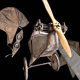 Extremely rare German Luftwaffe Bf-109F-4/TROP, Werk No. 8694, Messerschmitt fighter aircraft. Extra rare Aircraft, variant of the HM8  Pou du Ciel designed by Charles Dumont, 30s of the 20th C