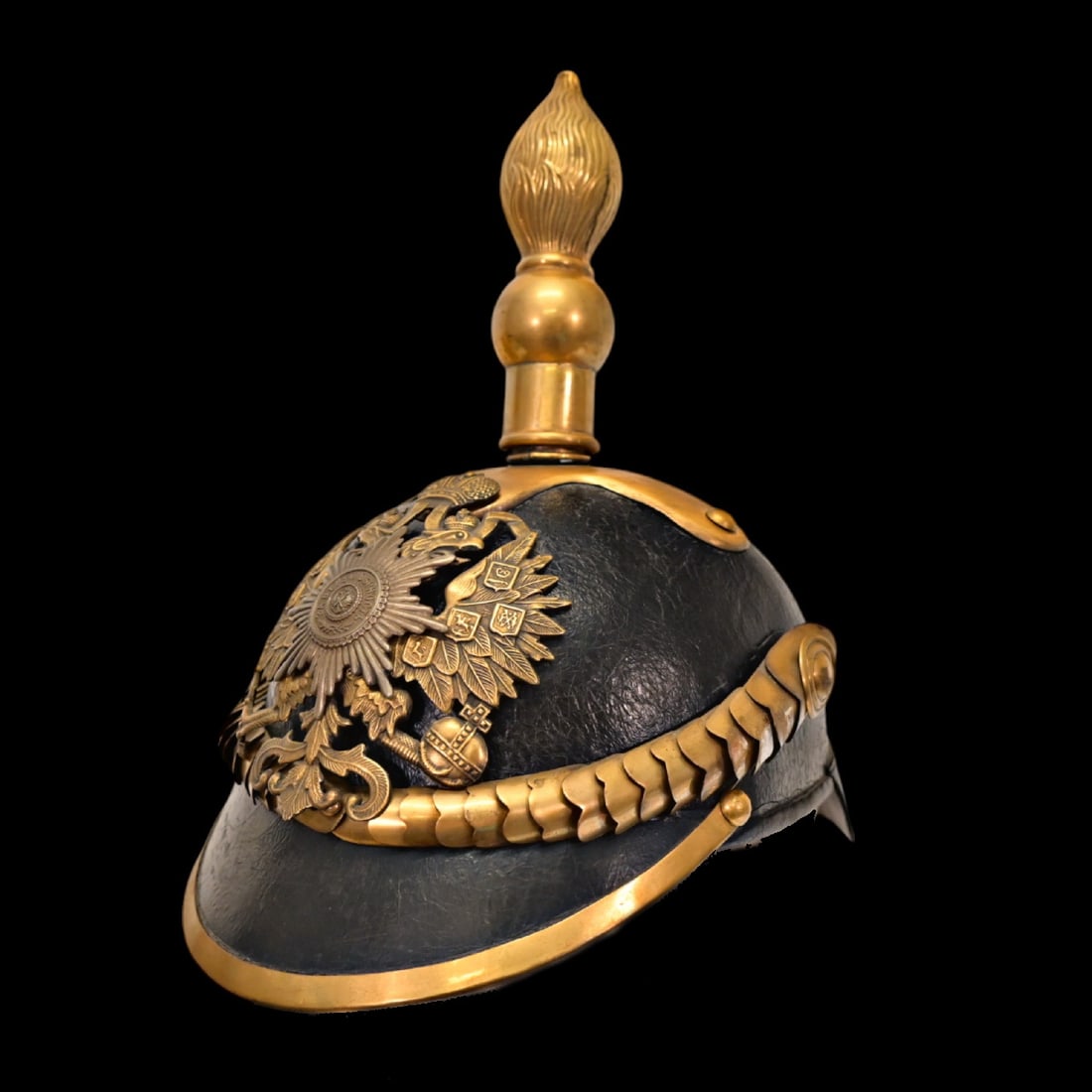 Very rare Helmet of a pupil of the Imperial Page Corps, model 1872, Russian Empire, 19th century. (1 of 9)