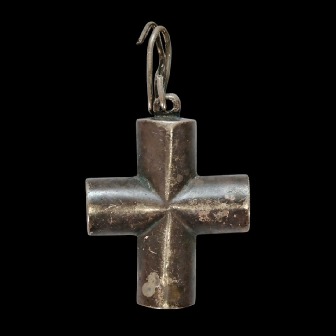 White Movement Steppe Campaign Cross, Numbered 51, Dated 1918.: White Movement Steppe Campaign Cross, Numbered 51, Dated 1918. This exceptionally rare military award is a "Steppe Campaign" cross, a significant artifact of the Russian White Movement established to 