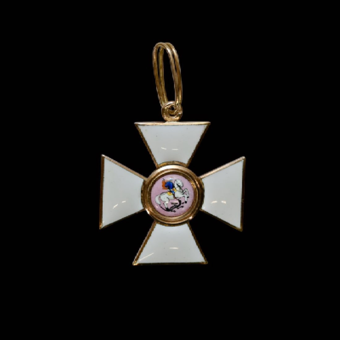 Imperial Russian Order of St. George.: Imperial Russian Order of St George. A finely crafted cross of the Imperial Order of St. George, one of the most prestigious Russian military decorations, awarded exclusively for personal bravery and 