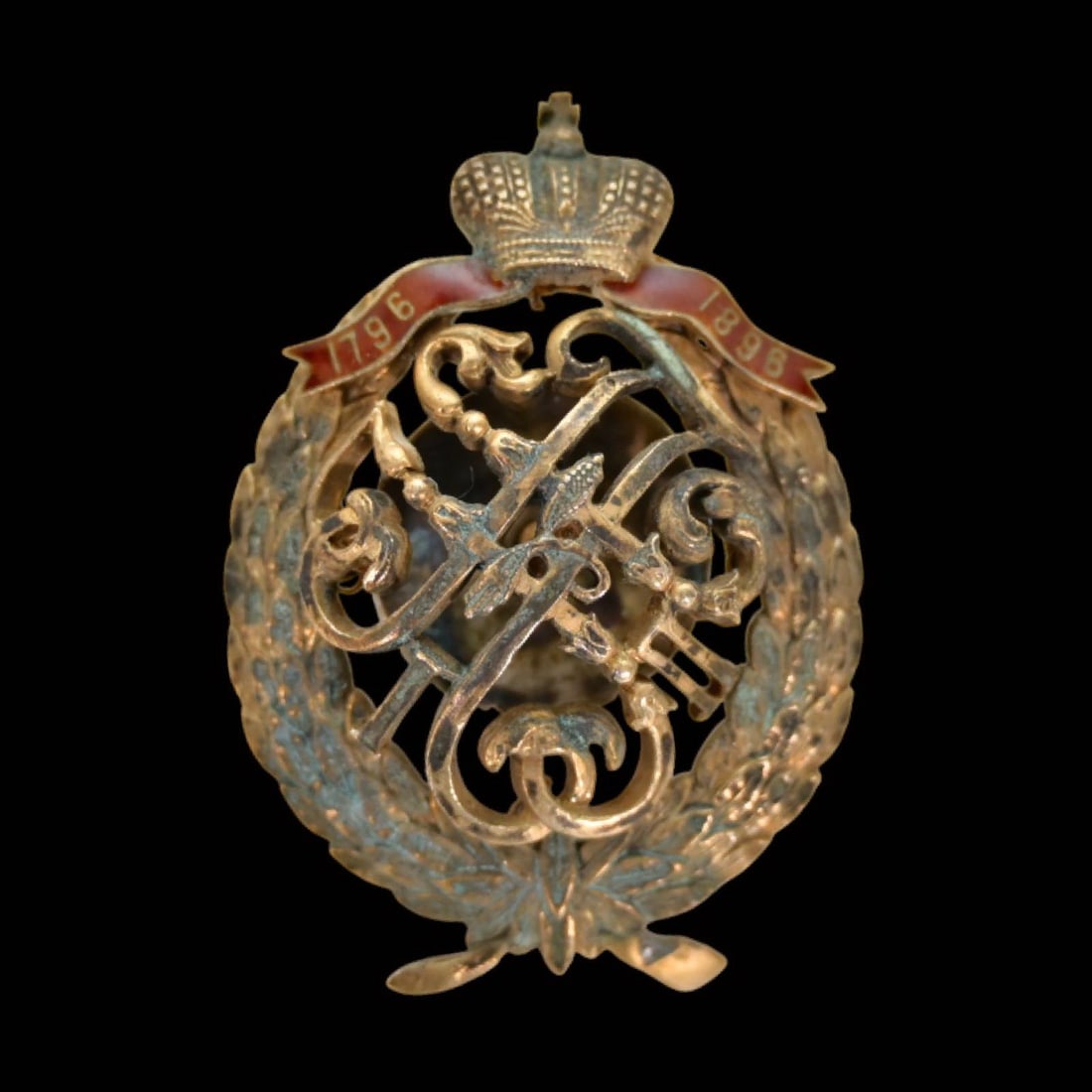 Officer's Badge of the 67th Tarutinsky Infantry Regiment, Russia. (1 of 5)