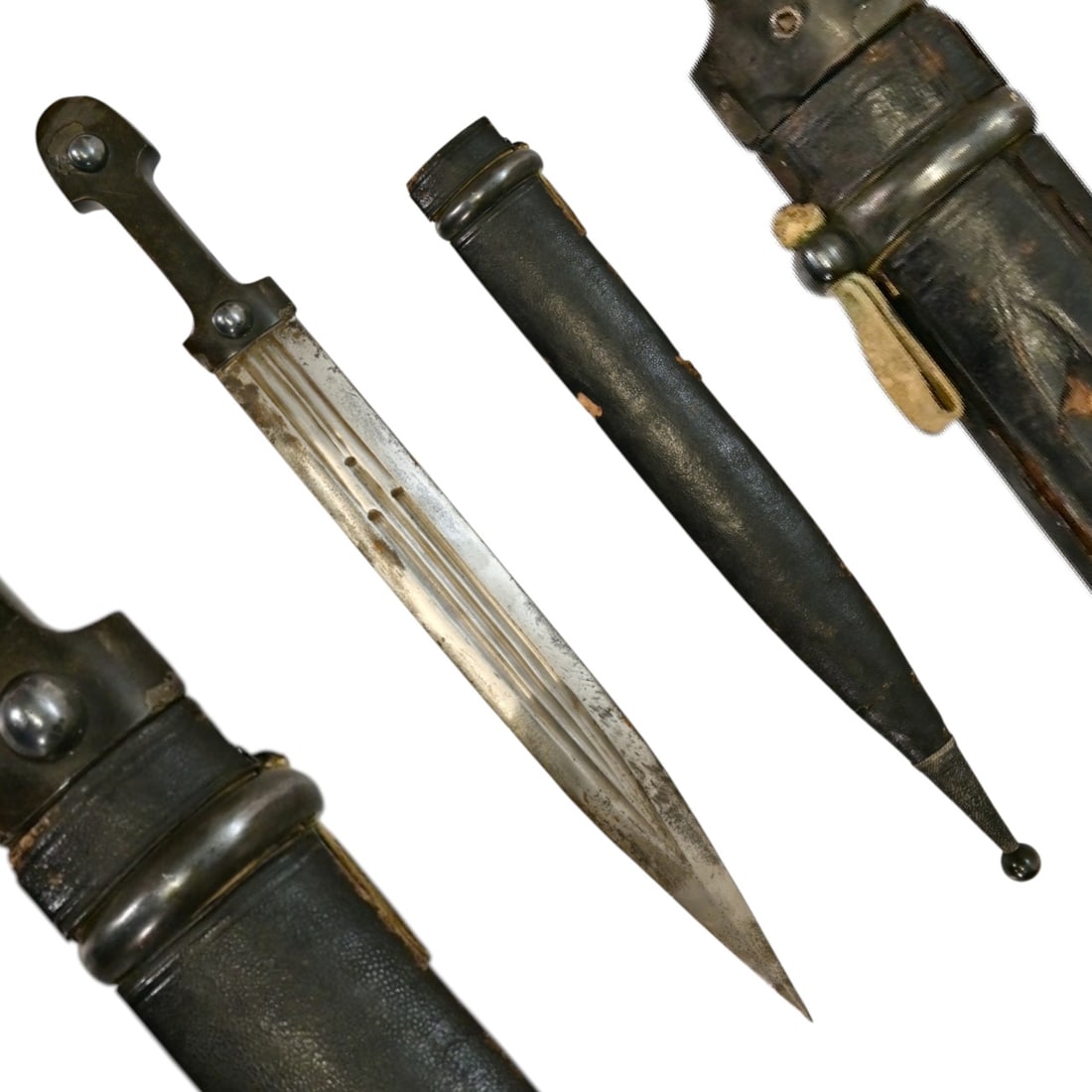 A Caucasian "Kama" Dagger and Scabbard, Russian Empire, 19th century.: A Caucasian "Kama" Dagger and Scabbard, Russian Empire, 19th century. This fine example of a Caucasian kindjal, commonly referred to as a kama, dates to the 19th century and serves as a testament to t