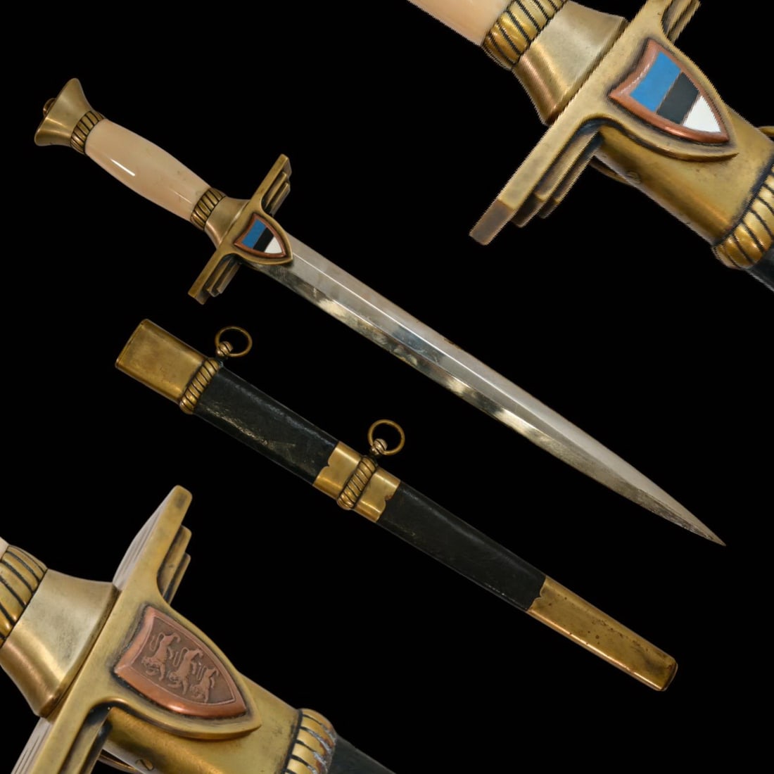 Extra Rare Estonian Officer's Dagger, First Republic Period (1918-1940). (1 of 15)