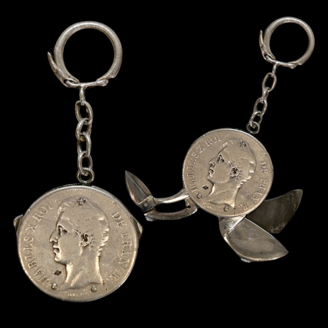 Late 19th Century French Coin Fob Multi-Tool, Paris, c. 1870-1885. (1 of 4)