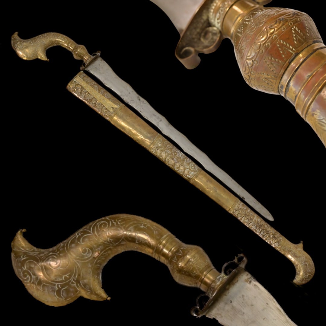 A Large, Philippines Moro Sword Punal (Gunong), circa 1900. (1 of 6)