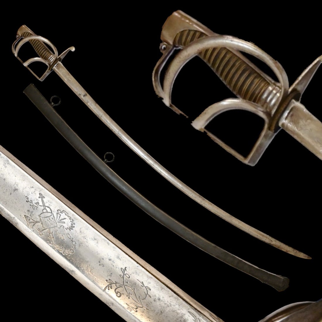 Rare light cavalry sabre model 1809, Russian Empire, first half of the 19th century. (1 of 12)