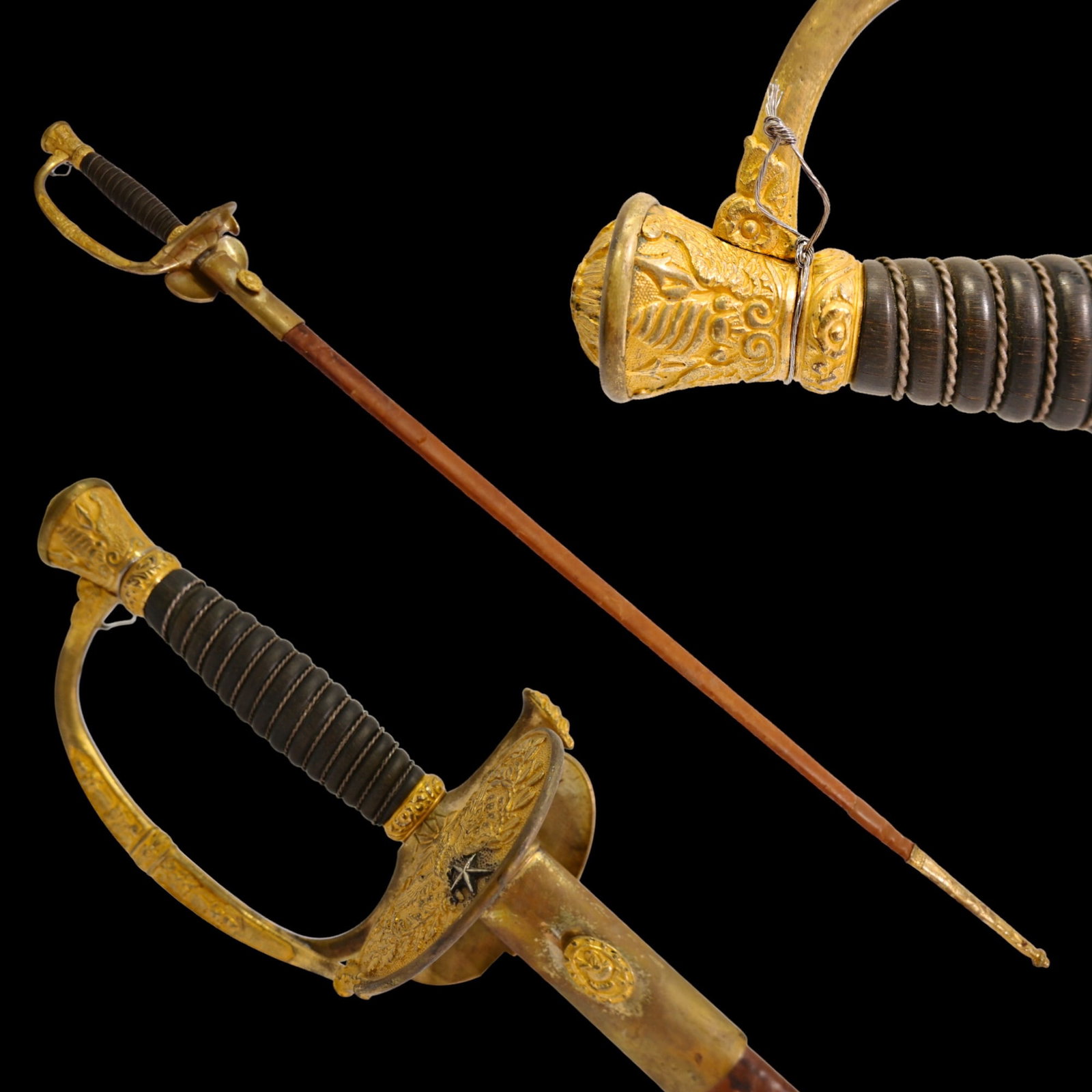 Brigadier general's sword, model 1817, France, Louis XVIII period. (1 of 9)