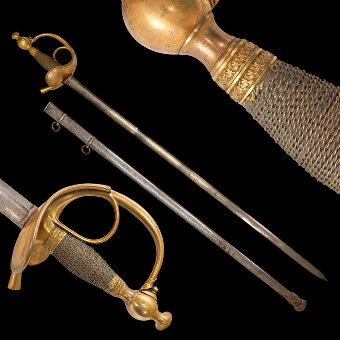 An 1833 model "Albertona" officer's sword, second quarter of the 19th Century. (1 of 9)