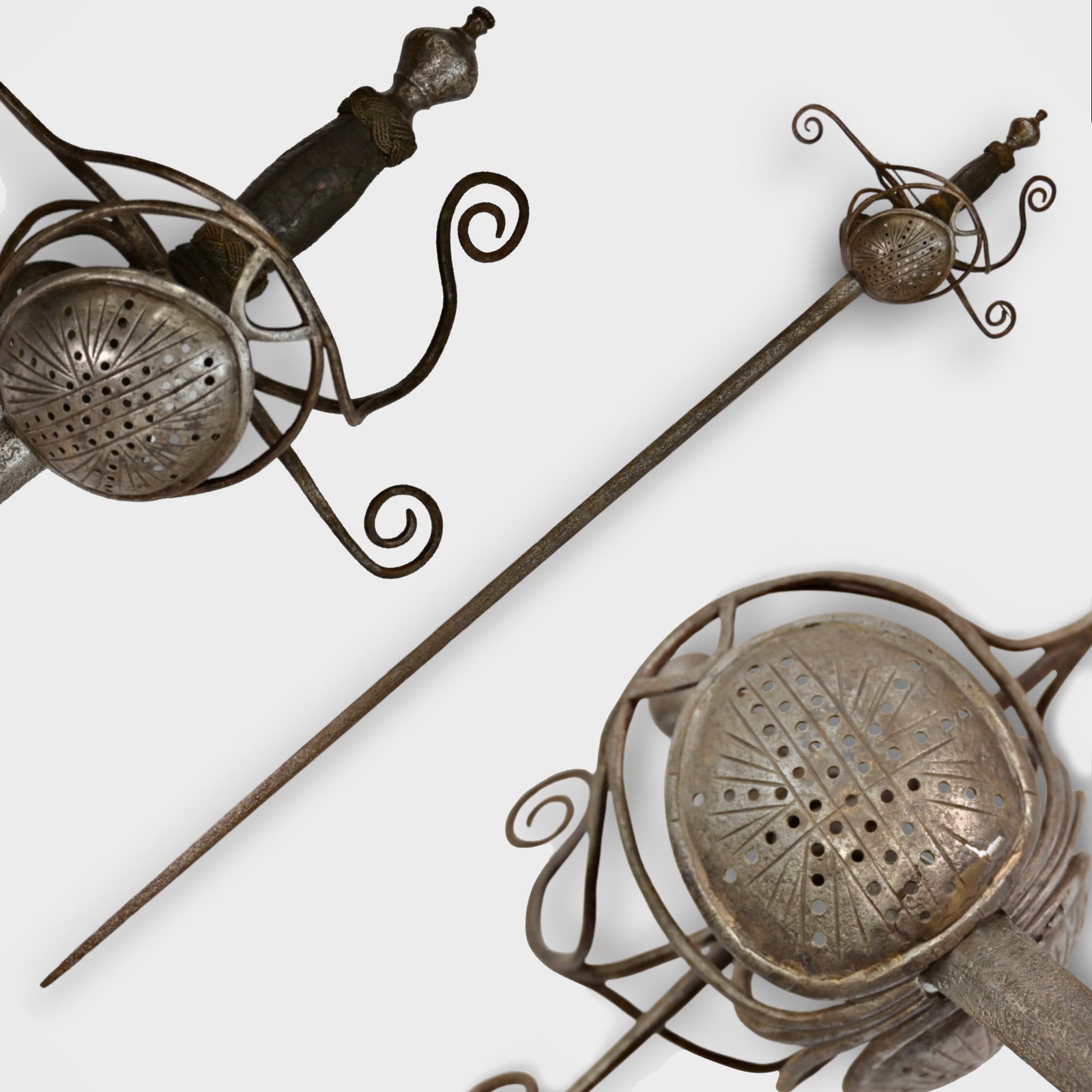 A original sword, Pappenheimer Style Rapier, North European, 1620 - 1640s. (1 of 13)
