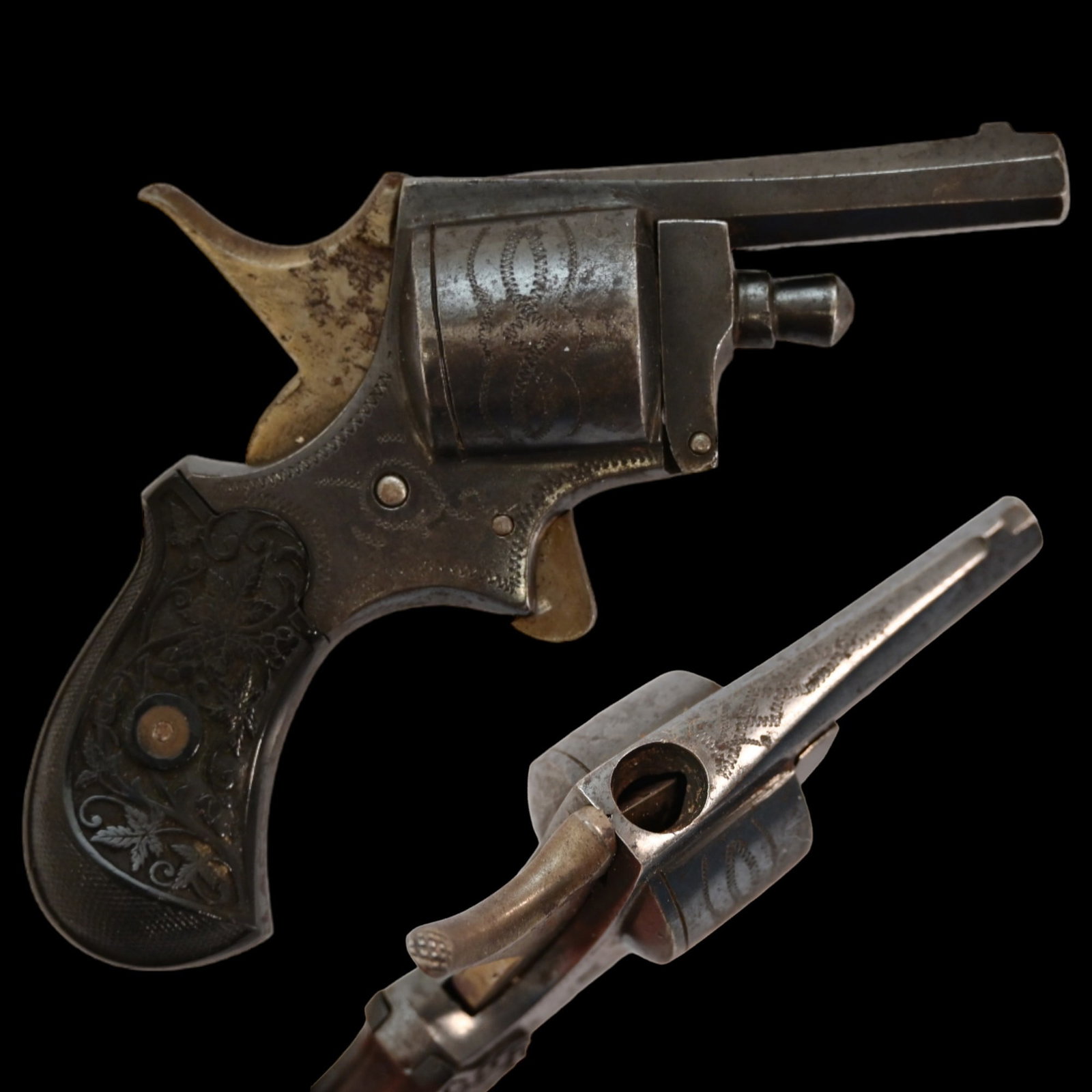 Revolver-shaped cigar cutter. (1 of 5)