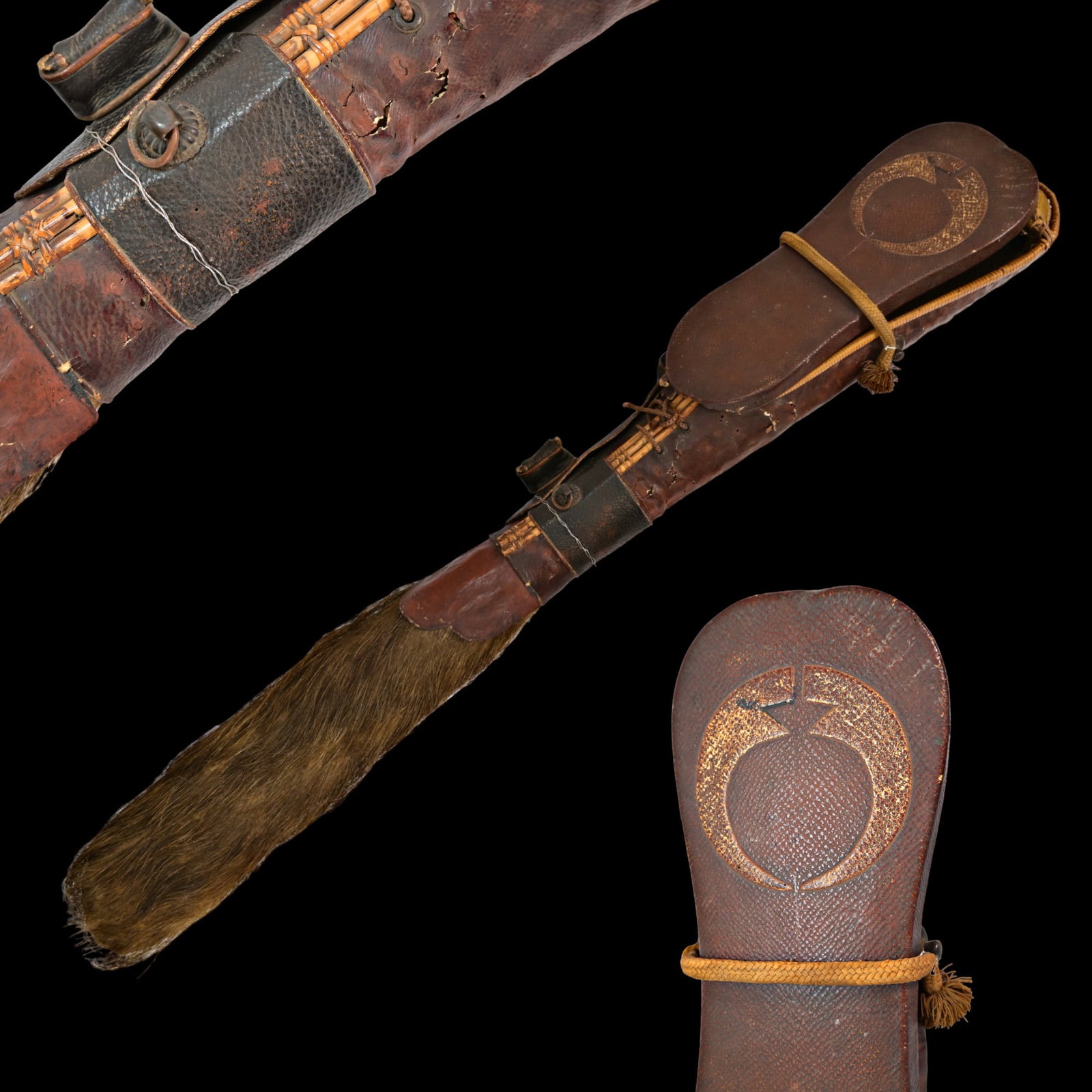 A Rare Roiro Quiver / Utsubo Japan, Edo period, 19th century. length 99.5 (1 of 20)