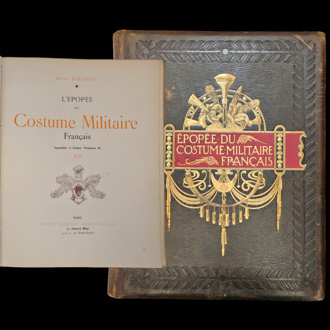 Henri Bouchot & JOB - Epopee du Costume Militaire Francais, Paris, 1900 (circa). (1 of 12)