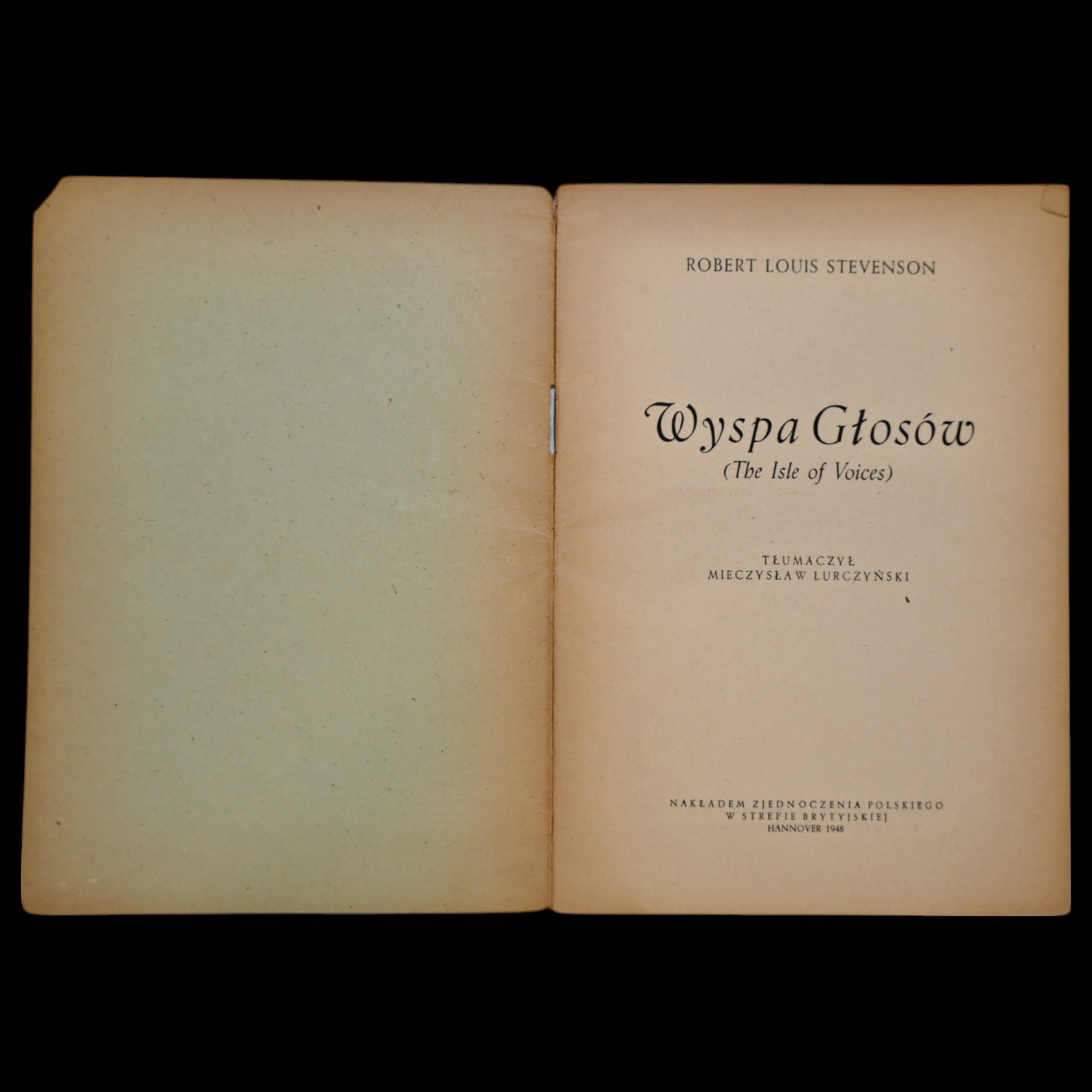 Robert Louis Stevenson - Wyspa G_os?w, Polish edition, Hannover, 1948. (1 of 4)