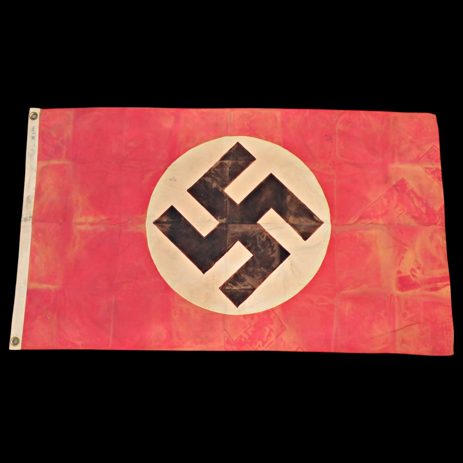 Rare WWII Nazi German original large double-sided flag, associated with the NSDAP. (1 of 8)