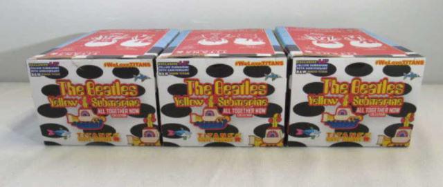 Titans Vinyl Figures: The Beatles Yellow Submarine: All Together Now Collection, Exclusive 4.5" Yellow Submarine 50th Anniversary (1) B&W John, (2) B&W Ringo