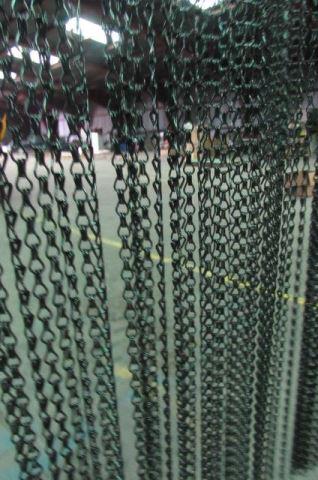 Industrial Black Chain Room Divider Curtains: Industrial Black Chain Room Divider Curtains