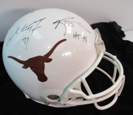 Texas Longhorns Autographed Helmet (1 of 7)
