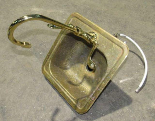 Brass Island Sink / Prep Sink: Used