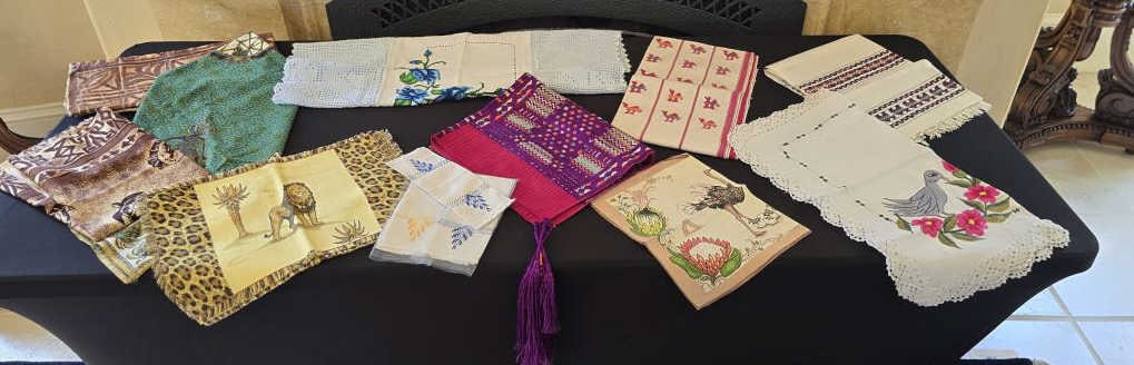 Linens From Travels Around The World: Various Types & Techniques